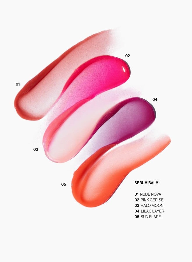 مايك مرطب شفاه زيتي من ميك بيوتي سيروم بلسم. ملمع شفاه نباتي مرطب بتأثير تكبير الشفاه. كريم معالجة الشفاه لشفاه ناعمة وملساء ولامعة - لون: ليلكي فاتح - Image 4